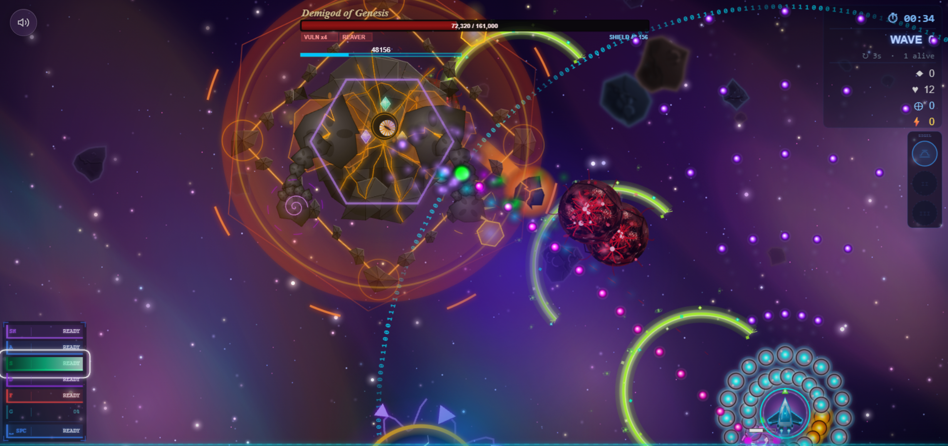 Boss encounter against the Goliath enemy